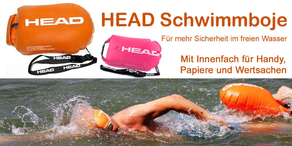 HEAD Schwimmboje für sicheres Schwimmen im offenen Wasser